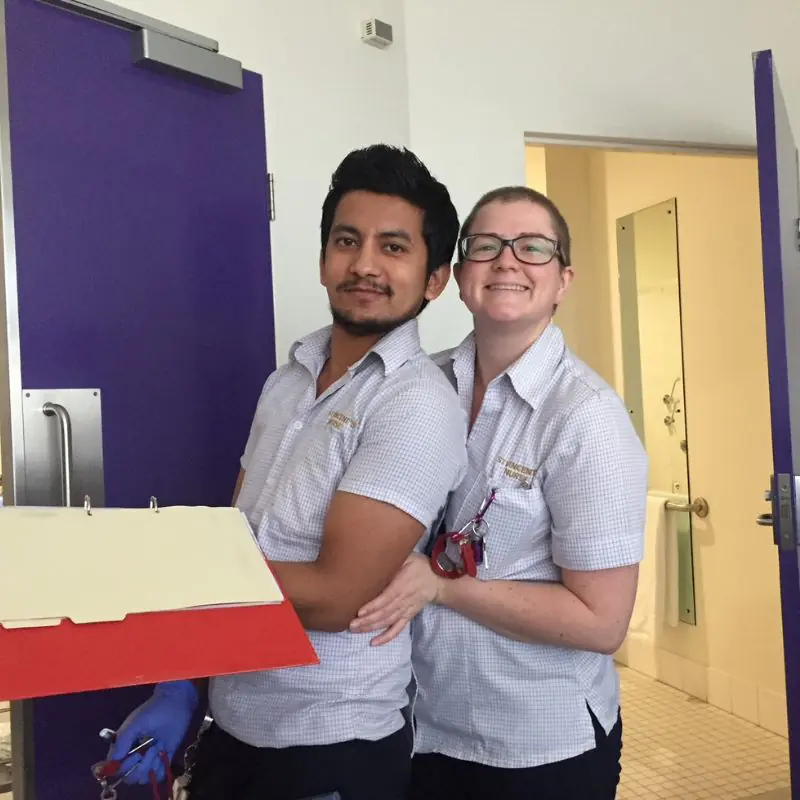 Two haematology nurses at St Vincent's Hospital